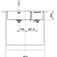 Кухонная мойка Franke Box Center BWX 220-54-27 TL 127.0538.260 - Превью изображения №5 — Интернет-магазин ПроЗаказ
