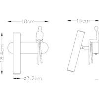Бра Arte Lamp Albert A2173AP-1PB - Превью изображения №2 — Интернет-магазин ПроЗаказ