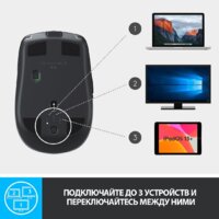 Мышь Logitech MX Anywhere 2S Bluetooth Edition (графитовый) - Превью изображения №7 — Интернет-магазин ПроЗаказ