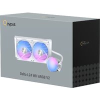 Система жидкостного охлаждения для процессора Ocypus Delta L24 WH ARGB V2 (белый) - Превью изображения №8 — Интернет-магазин ПроЗаказ