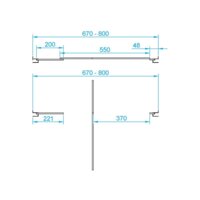 Душевая дверь RGW PA-02 41080207-51 70 (хром/шиншилла стекло) - Превью изображения №2 — Интернет-магазин ПроЗаказ