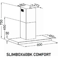 Кухонная вытяжка Meferi SLIMBOX60BK Comfort - Превью изображения №15 — Интернет-магазин ПроЗаказ