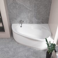 Ванна Lauter Valencia 160x105 2102160R (с каркасом и сифоном 21Y11021 матовый черный) - Превью изображения №8 — Интернет-магазин ПроЗаказ