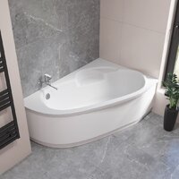 Ванна Lauter Valencia 160x105 2102160R (с каркасом и сифоном 21Y11021 матовый черный) - Превью изображения №10 — Интернет-магазин ПроЗаказ
