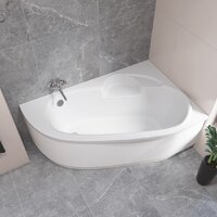 Ванна Lauter Valencia 160x105 2102160R (с каркасом и сифоном 21Y11021 матовый черный) - Превью изображения №7 — Интернет-магазин ПроЗаказ