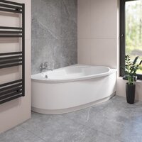 Ванна Lauter Valencia 160x105 2102160R (с каркасом и сифоном 21Y11021 матовый черный) - Превью изображения №9 — Интернет-магазин ПроЗаказ