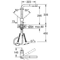 Смеситель Grohe Minta 30274000 (хром) - Превью изображения №2 — Интернет-магазин ПроЗаказ
