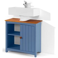  Диприз Тумба под умывальник Paula Д.1329.1 (голубой воск/черри) - Превью изображения №2 — Интернет-магазин ПроЗаказ