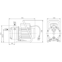 Самовсасывающий насос Wilo Jet WJ 203 (1~230 В) - Превью изображения №2 — Интернет-магазин ПроЗаказ