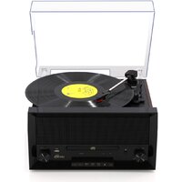 Многофункциональный аудиоцентр Ritmix LP-400B (черный/коричневый) - Превью изображения №2 — Интернет-магазин ПроЗаказ
