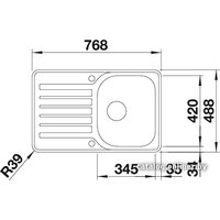 Кухонная мойка Blanco Lantos 45 S-IF Compact [519059] - Превью изображения №3 — Интернет-магазин ПроЗаказ