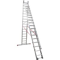 Лестница-стремянка Новая высота NV 523 трёхсекционная индустриальная 3x17 ступеней - Превью изображения №5 — Интернет-магазин ПроЗаказ