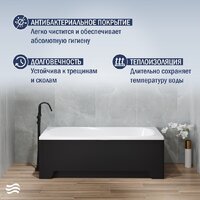 Ванна Lauter Sophia 160 21205160 (с ножками, черным подголовником и черным лиц.экраном) - Превью изображения №6 — Интернет-магазин ПроЗаказ