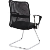 Офисный стул King Style SHP-21 Bani Chrome FL (черный) - Превью изображения №4 — Интернет-магазин ПроЗаказ