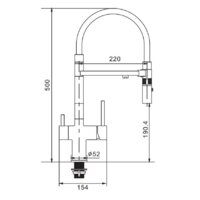 Смеситель Rose R958T - Превью изображения №2 — Интернет-магазин ПроЗаказ