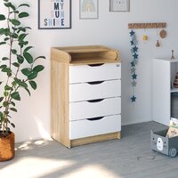 Детский комод Атон Мебель Сириус Wood 604 ПВХ (дуб сонома) - Превью изображения №2 — Интернет-магазин ПроЗаказ