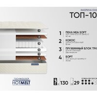Матрас Фабрика сна Топ-10 180x200 - Превью изображения №2 — Интернет-магазин ПроЗаказ