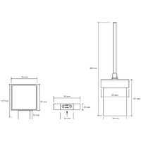 Ершик для унитаза Bemeta Nero 135013010 - Превью изображения №2 — Интернет-магазин ПроЗаказ