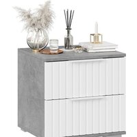 Тумба Трия Хилтон (ателье светлый/белый матовый) - Превью изображения №3 — Интернет-магазин ПроЗаказ