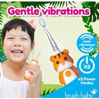 Электрическая зубная щетка Brush-Baby WildOnes Tiger - Превью изображения №5 — Интернет-магазин ПроЗаказ