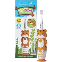 Электрическая зубная щетка Brush-Baby WildOnes Tiger - Превью изображения №2 — Интернет-магазин ПроЗаказ