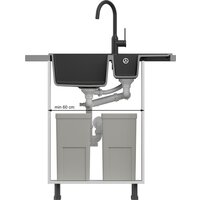 Кухонная мойка Quadron HB8224U5-G1_P2O - Превью изображения №3 — Интернет-магазин ПроЗаказ