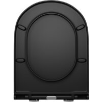 Унитаз подвесной D&K Venice DT1026025 (черный, сиденье микролифт) - Превью изображения №8 — Интернет-магазин ПроЗаказ