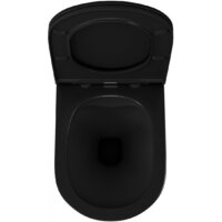 Унитаз подвесной D&K Venice DT1026025 (черный, сиденье микролифт) - Превью изображения №2 — Интернет-магазин ПроЗаказ