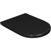 Унитаз подвесной D&K Venice DT1026025 (черный, сиденье микролифт) - Превью изображения №5 — Интернет-магазин ПроЗаказ