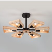 Люстра средней высоты Евросвет Klark 70056/6 (черный) - Превью изображения №3 — Интернет-магазин ПроЗаказ