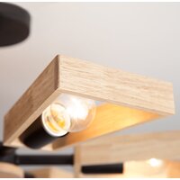 Люстра средней высоты Евросвет Klark 70056/6 (черный) - Превью изображения №5 — Интернет-магазин ПроЗаказ