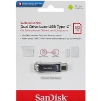 USB Flash SanDisk Ultra Dual Drive Luxe USB Type-C 512GB SDDDC4-512G-G46 - Превью изображения №7 — Интернет-магазин ПроЗаказ