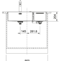 Кухонная мойка Franke Box Center BWX 220-54-27 TL 127.0538.259 - Превью изображения №5 — Интернет-магазин ПроЗаказ