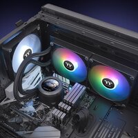 Система жидкостного охлаждения для процессора Thermaltake TH280 V2 Ultra ARGB CL-W385-PL14SW-A - Превью изображения №7 — Интернет-магазин ПроЗаказ