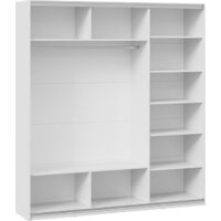 Шкаф-купе Трия Оскар Скания Т2 2100 268774 (ручка серебро/белый снег/белый снег/белый матовый) - Превью изображения №2 — Интернет-магазин ПроЗаказ