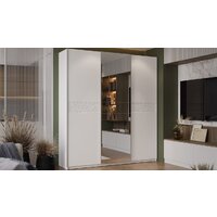 Шкаф-купе Трия Оскар Скания Т2 2100 268774 (ручка серебро/белый снег/белый снег/белый матовый) - Превью изображения №4 — Интернет-магазин ПроЗаказ