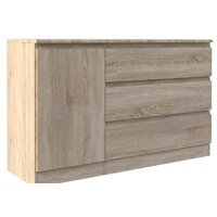 Тумба Евва Турин ТР-1D3S/S (дуб сонома) - Превью изображения №2 — Интернет-магазин ПроЗаказ