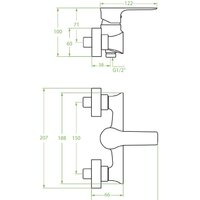 Смеситель Laveo Raila BLL 040D - Превью изображения №2 — Интернет-магазин ПроЗаказ