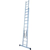 Лестница-стремянка Новая высота NV 122 алюминиевая двухсекционная 2x12 ступеней - Превью изображения №3 — Интернет-магазин ПроЗаказ