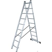 Лестница-стремянка Новая высота NV 122 алюминиевая двухсекционная 2x12 ступеней - Превью изображения №2 — Интернет-магазин ПроЗаказ