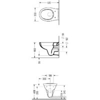 Унитаз подвесной Serel Asma 0426SC (с сиденьем) - Превью изображения №4 — Интернет-магазин ПроЗаказ