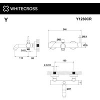 Смеситель Whitecross Y Y1230NIB (брашированный никель) - Превью изображения №3 — Интернет-магазин ПроЗаказ