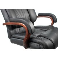 Офисное кресло Бюрократ T-9925WALNUT (черный) - Превью изображения №6 — Интернет-магазин ПроЗаказ