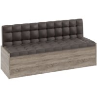 Трия Форест (дуб сонома трюфель/кожзам коричневый)