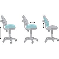 Компьютерное кресло Бюрократ KD-4/PENCIL-GN (зеленый) - Превью изображения №6 — Интернет-магазин ПроЗаказ