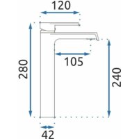 Смеситель Rea Hass Chrome B6207 - Превью изображения №6 — Интернет-магазин ПроЗаказ
