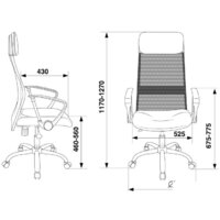 Офисное кресло Бюрократ KB-6N (черный) - Превью изображения №5 — Интернет-магазин ПроЗаказ