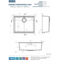 Кухонная мойка Berg Linea BRNL14L - Превью изображения №5 — Интернет-магазин ПроЗаказ