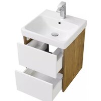  Акватон Тумба с умывальником Сканди 45 1A2516K0SDZ90 (белый/дуб рустик) - Превью изображения №2 — Интернет-магазин ПроЗаказ