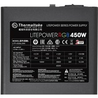 Блок питания Thermaltake Litepower RGB 450W LTP-450AL2NK - Превью изображения №3 — Интернет-магазин ПроЗаказ